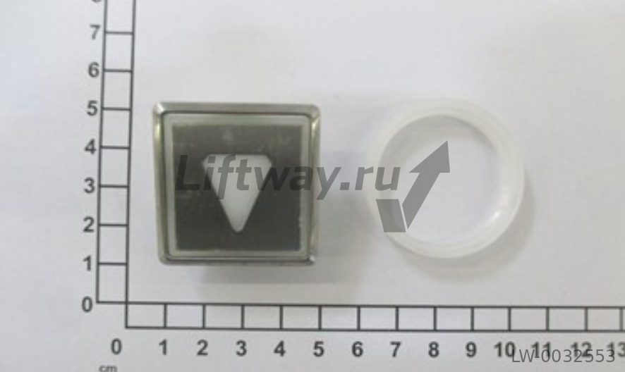 Кнопка вызова вниз avdbut KONE KM863053G017H092 белая