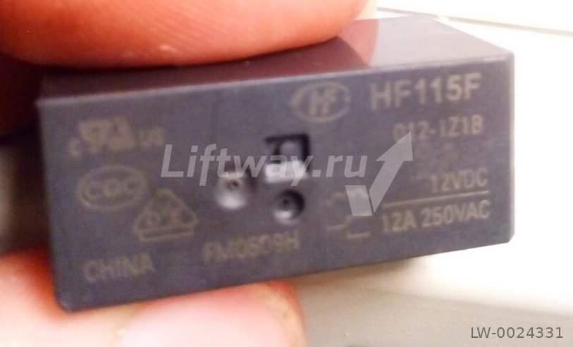 Реле тип HF115F катушка 12VDC