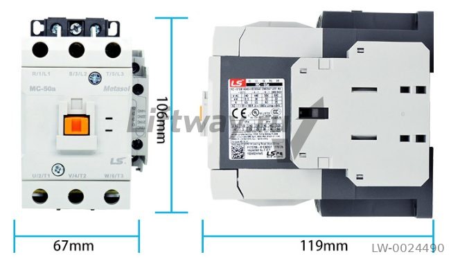 Контактор LS Metasol 3P MC-50a катшука 110VAC