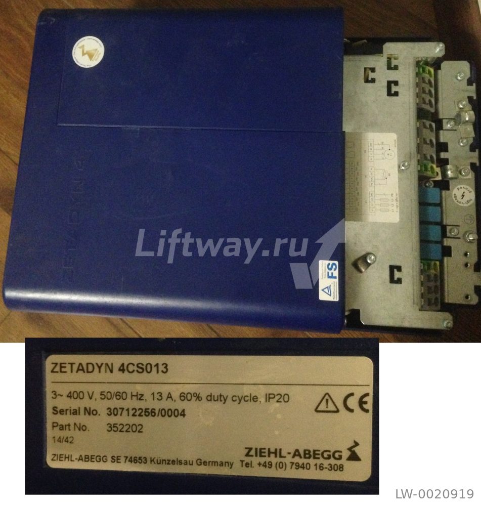 Частотный преобразователь ZETADYN 4CS013