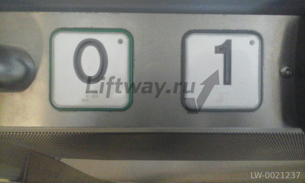 Кнопка "1" с браилем