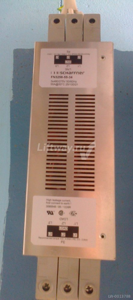 Фильтр SCHAFFNER FN 3258-55-34 3x480/275V 50/60Hz