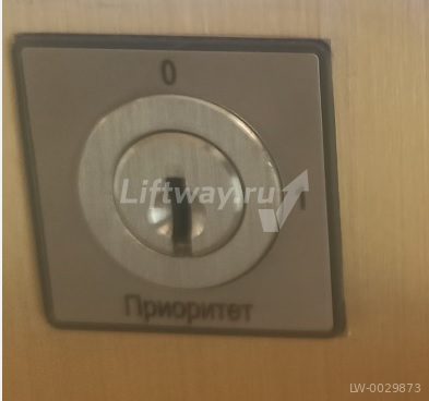 Ключевина приказной панели "Приоритет"  2 положения лифт Schindler 5500