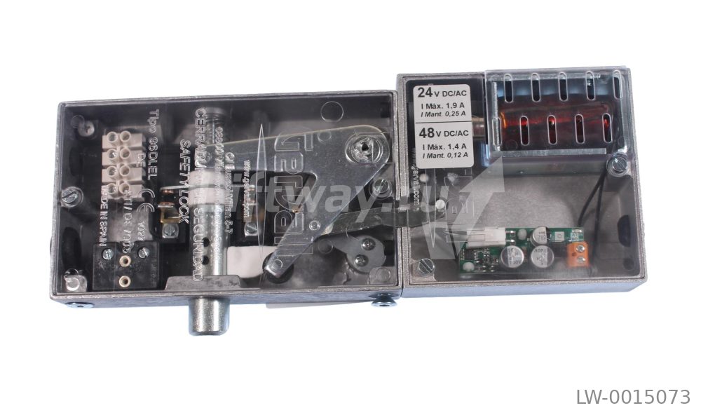 Замок двери шахты правый тип 96 DI электромагнитный  24V  DC/AC и 48V DC/AC