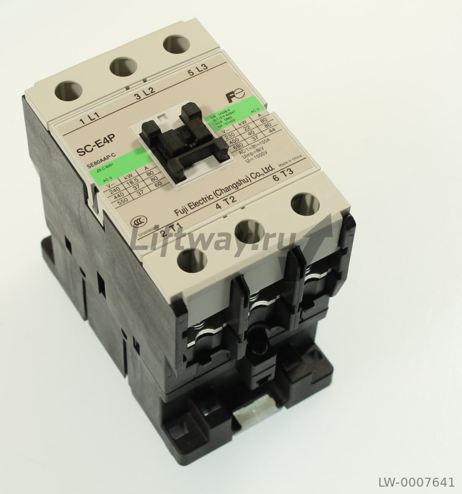 Контактор SC-E4P 110VAC 50Hz FUJI 3-силовых