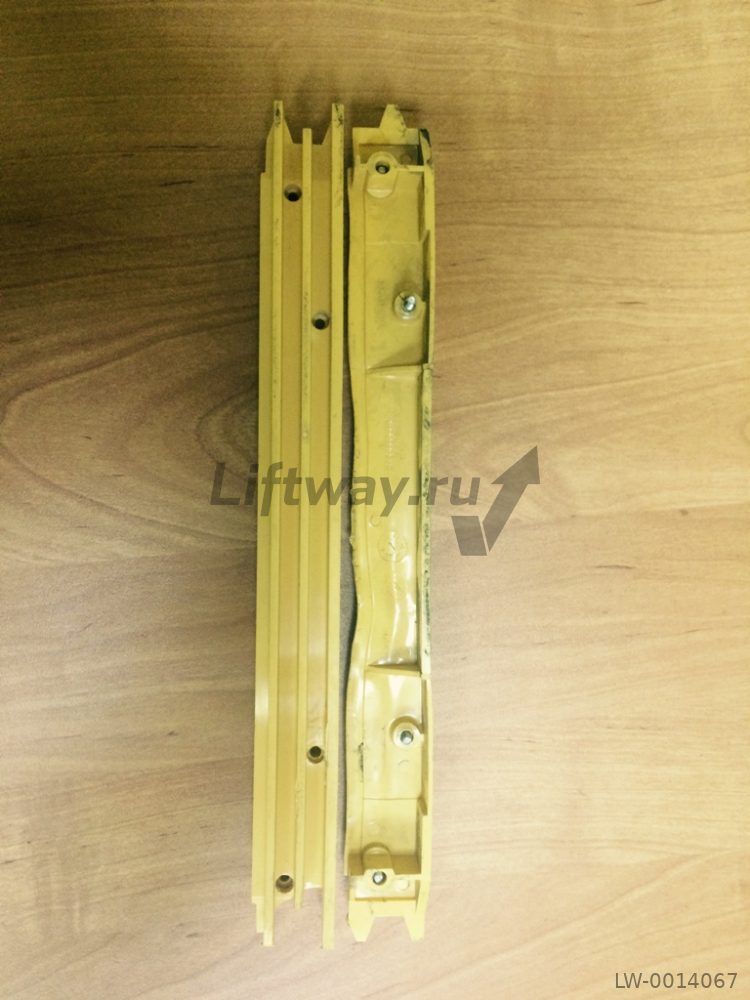 Демаркационная линия ступени пластиковая желтая для эскалатора XIZI Otis