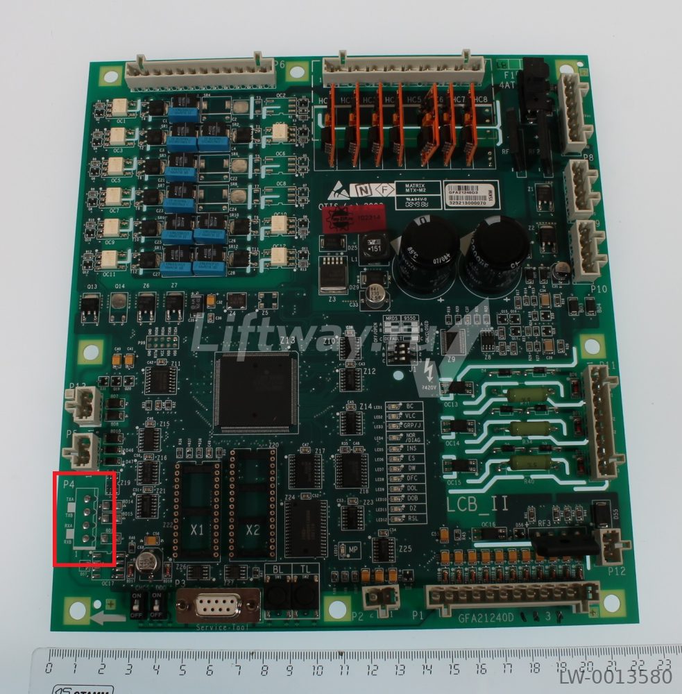 Плата LCB II версия D3 (LIMITED CAR BOARD) станция MCS-220 (без разъема P4)