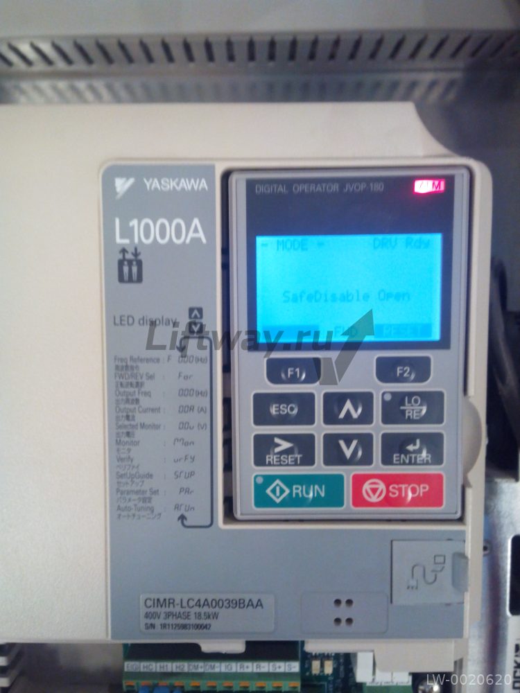 Частотный преобразователь YASKAWA L1000A CIMR-LC4A0039BAA 18,5kW