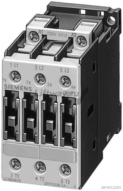 КОНТАКТОР AC-3 11 KW/400V 220VDC, 3-ПОЛЮСА, ТИПОРАЗМЕР S0, ВИНТОВЫЕ ЗАЖИМЫ