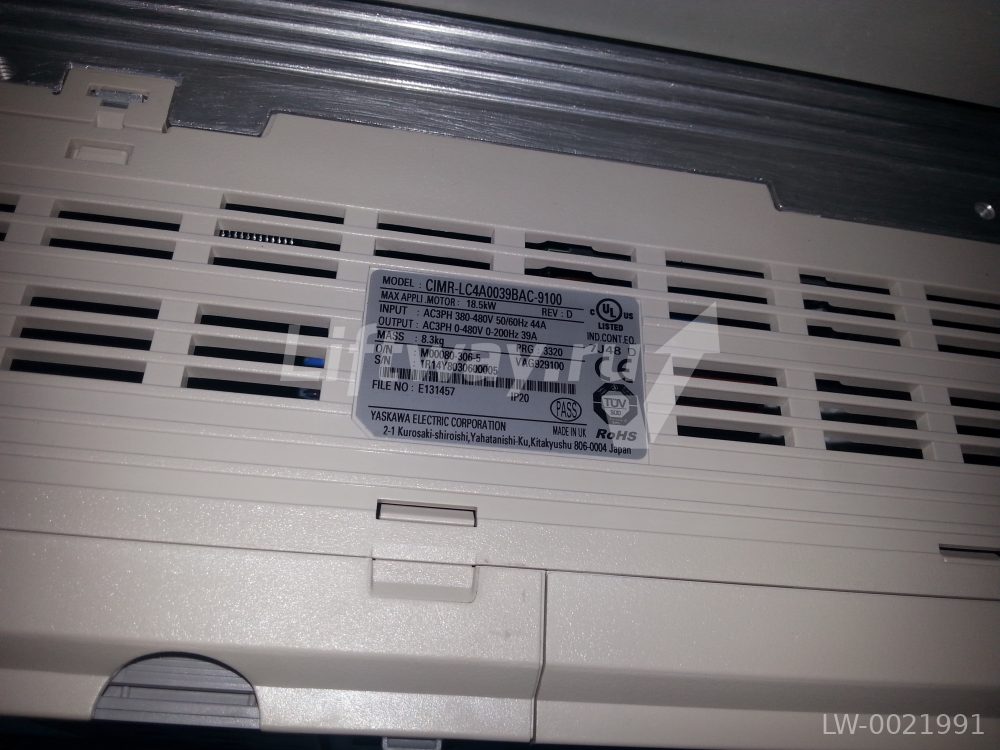 Частотный преобразователь YASKAWA CIMR-LC4A0039BAC-9100