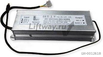 Блок питания LED панели освещения кабины Otis (2600MA-24V-60WA)