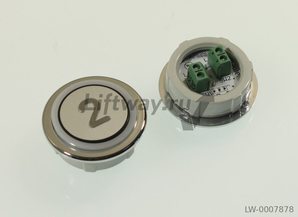 Кнопка приказа "2" FMR RE DTS (24V DC), красная подсветка, винтовые клеммы