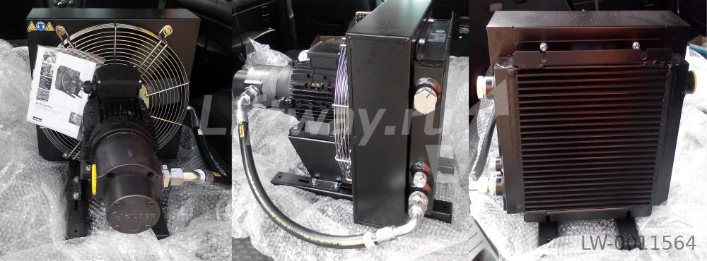 Охладитель масла 0,30kW/ºC в сборе с мотором OLAER