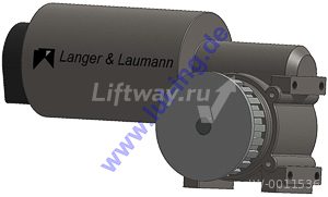 TSG200 Мотор ЛЕВЫЙ с редуктором и энкодером 24V/2,8A/1:15