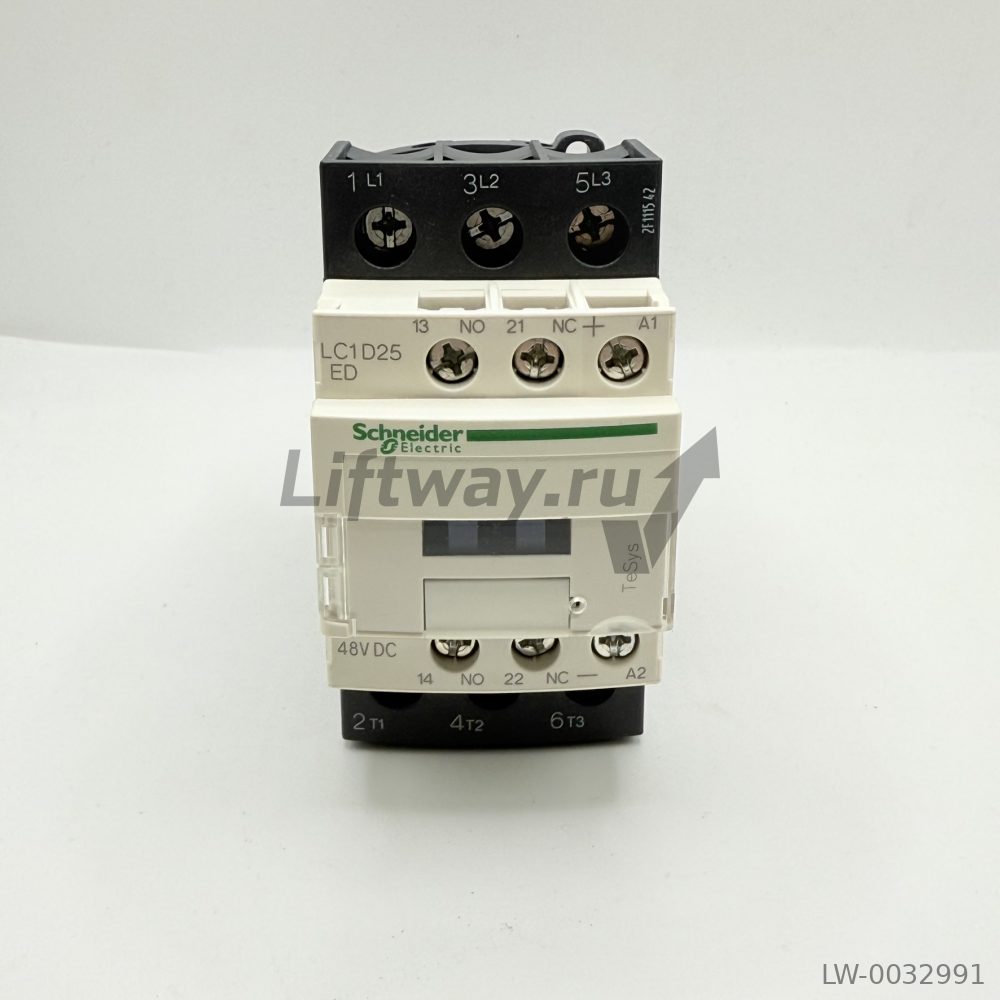 Контактор LC1D25ED 3P 400/ катушка 48VDC 11кВт