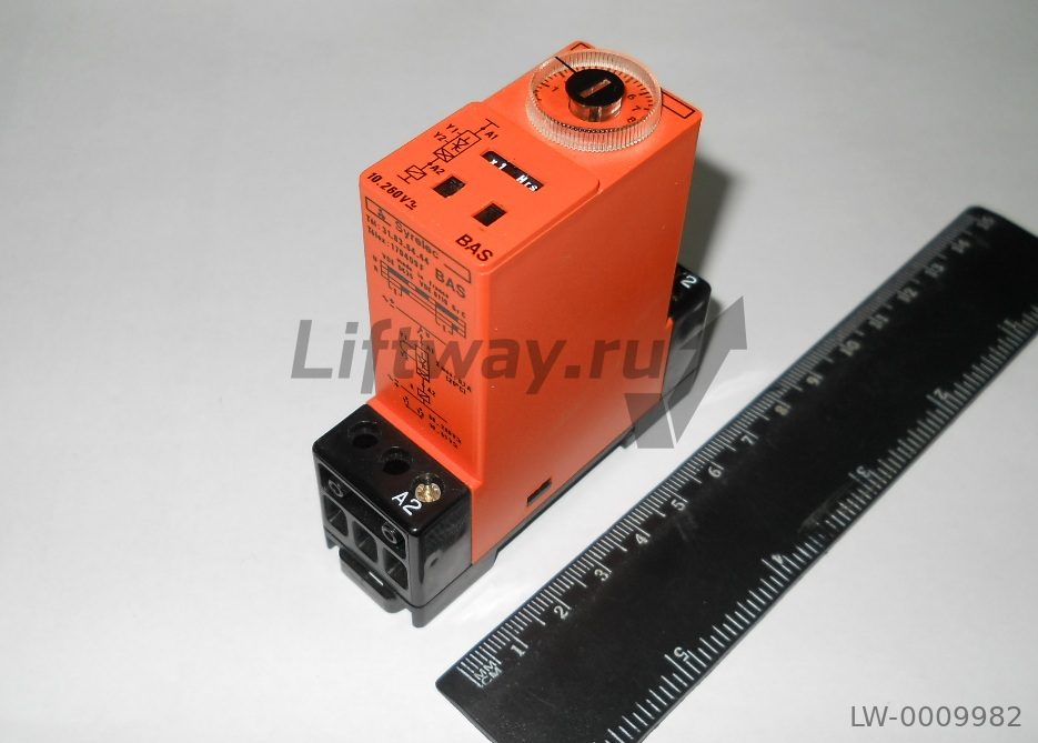 Реле времени BAS/12B от 0,025 сек до 10 чсов 260VDC/AC 8A
