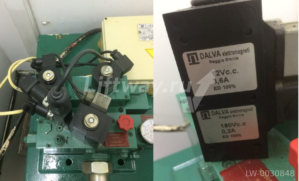 Блок клапанов NL210- 1½’’ 210л/мин напряжение катушек клапана EVS 180-12VDC с ручным насосом