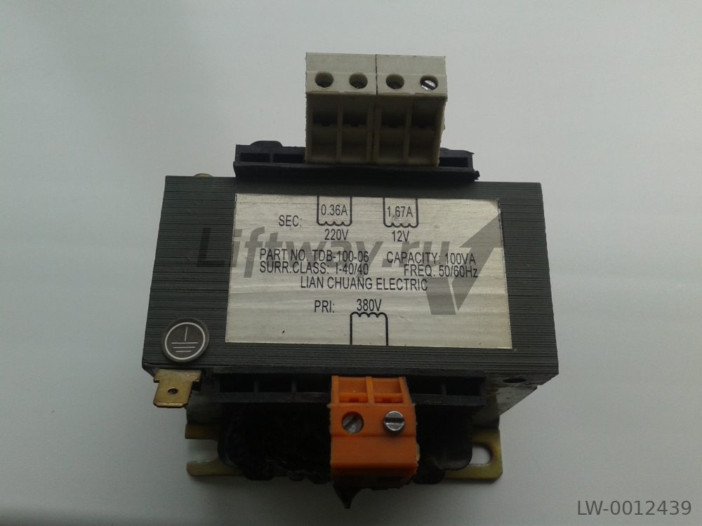 Трансформатор TDB-100-06 (380V/220V, 12V) эскалатора SANYO