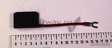 Щетка угольная 1/2x11/4x2IN-SA45