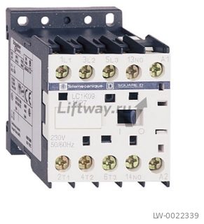 КОНТАКТОР K 3P,6 А,НО,230V 50/60 ГЦ,ЗАЖИМ ПОД ВИНТ