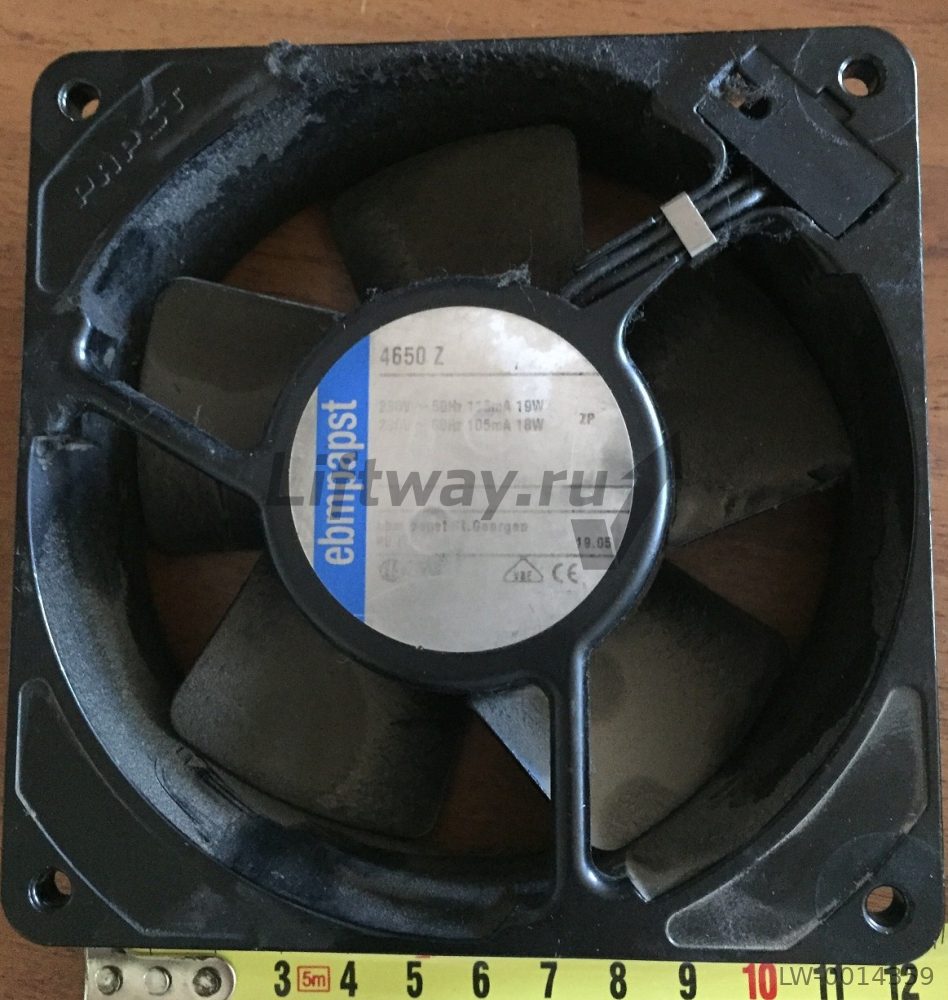 Вентилятор 19 Вт, 230 VAC 50Hz 2650 об/мин 160M3/H