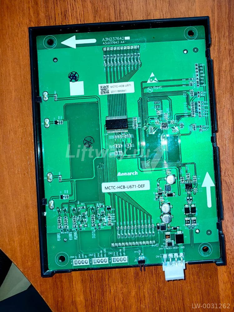 Плата индикатора вызывного аппарата MCTC-HCB-U671-DEF для лифта Delfar
