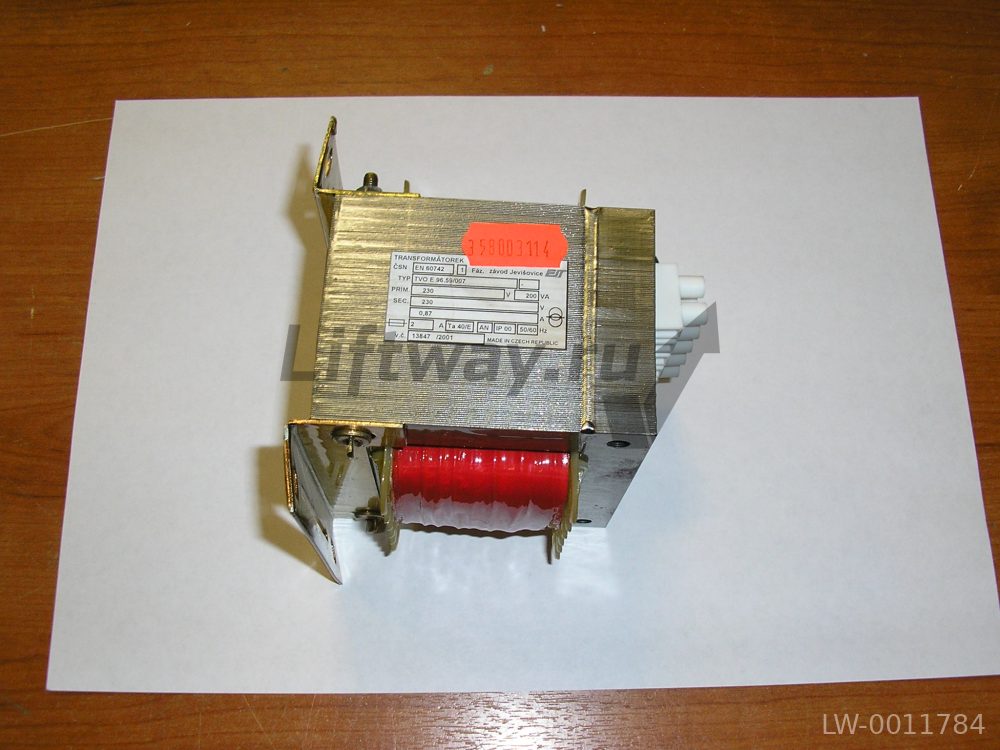 Трансформатор TVO E96.59/007 230v 50Hz