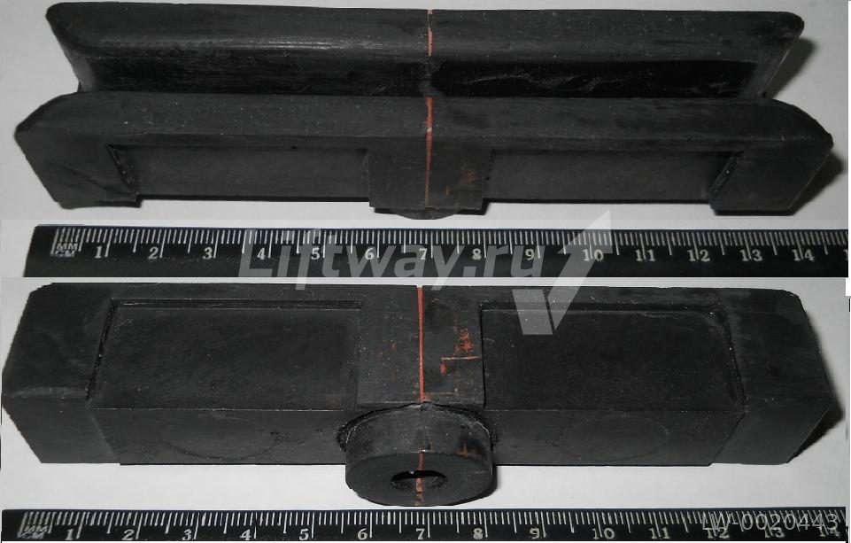 Вкладыш башмака направляющей BL-2 FIAM L=140мм T=8,5мм (направляющая 8мм)