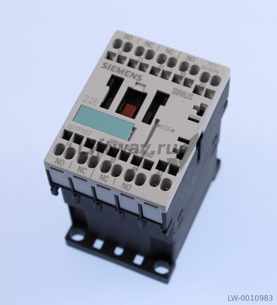 Контактор, 2НО+2НЗ, катушка AC 110 V, 50 ГЦ, пружинные зажимы, типоразмер S00