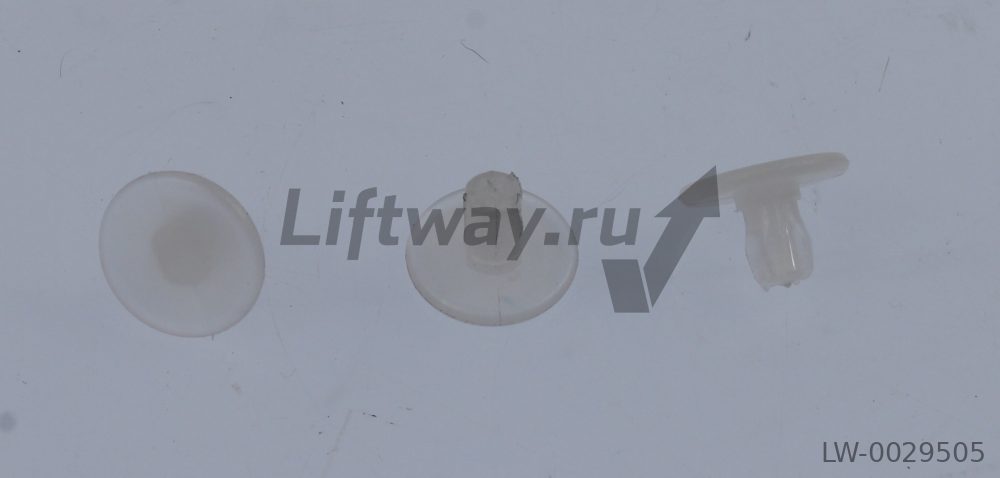 Клипса пластиковая крепления плафона приказной панели