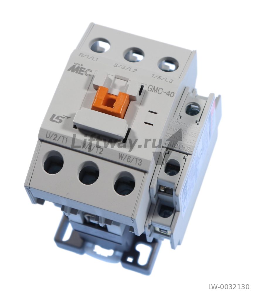 Контактор LS GMC-40 катушка 110VAC 50Гц с боковым доп. контактом 1НО+1НЗ