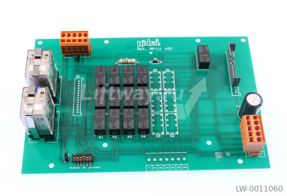 Плата MP/11 v02 лифта Hidral (на 4 остановки)