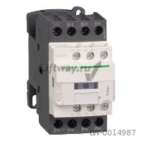 Контактор силовой , 4P, 2НО+2НЗ, АС 1, 9/20А, 220V 50Гц, Schneider