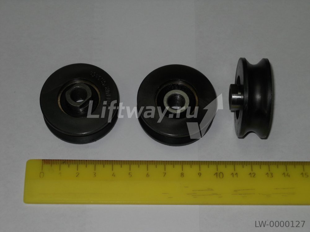 CN0454 Ролик подвески ДК/ДШ система дверей Selcom AUGUSTA (Wittur), D=45mm, d=38mm, M10, H=16mm
