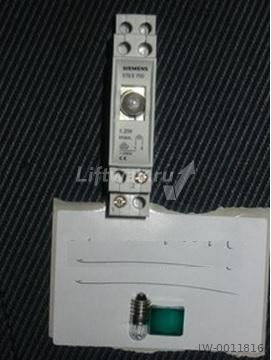 Автоматический выключатель с ламповым индикатором 24VDC 230VAC 4A 1.2W E10