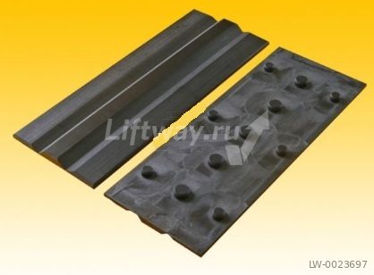 Вкладыш EEL 28 PE для HSMEL направляющая 28 мм, 300х38х40,5мм
