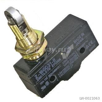 Микровыключатель15A 250VAC с поперечным роликом