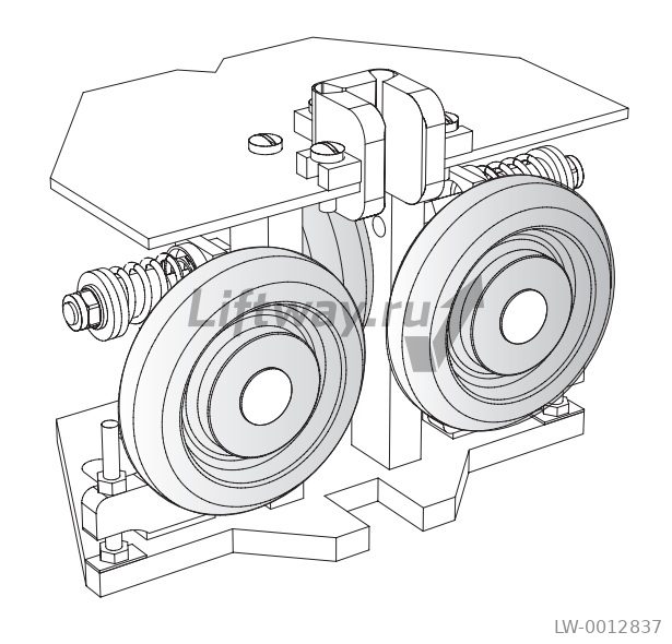 Башмак роликовый WRG 100