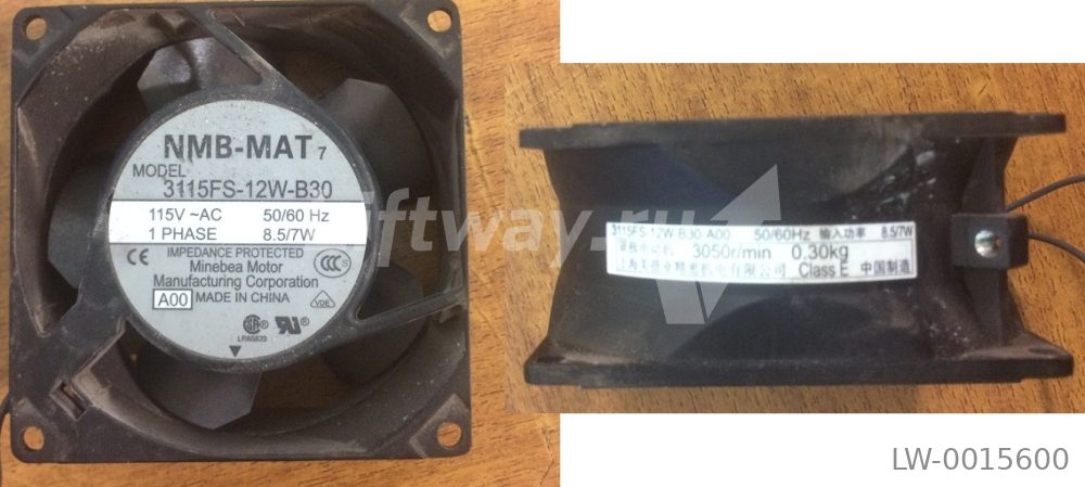 Вентилятор кабины NMB-MAT7 модель 3115FS-12W-B30 115V 8.5/7W 1 фаз лифта Sigma