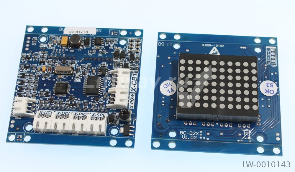 Плата индикатора BC-D2X V1.02 вызывной панели (красная подсветка)