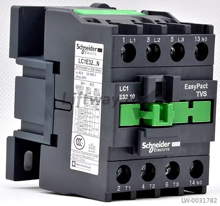 Контактор E 1НО 32А 400В AC3 катушка 220В 50Гц