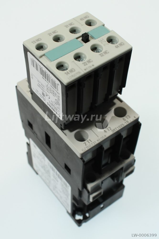 Контактор 3P 7,5kWt AC3 80VDC  с доп. контактом 2NO+2NC