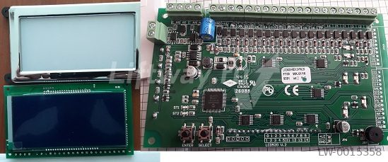 Индикатор приказной панели лифта LCD520 v.3 с рамкой