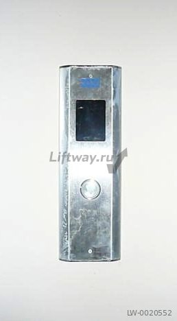 Вызывной пост Kone с индикатором KM853323H02 и одной круглой полированной кнопкой вверх