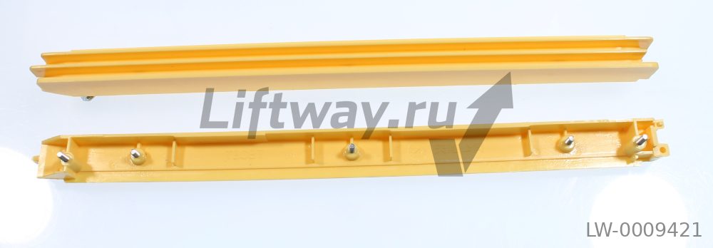 Suzuki демаркационная линия ступени Желтая, ЛЕВЫЙ Торец ступени, L=400мм