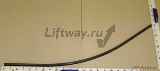 Держатель щетки пластиковый криволинейного участка низ УГОЛ 35 градусов