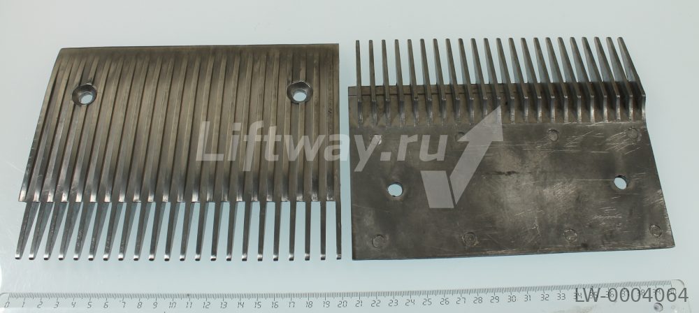 Гребенка траволатора KRF, Fujitec и CANNY 22 зуба L=199мм центральная/правая