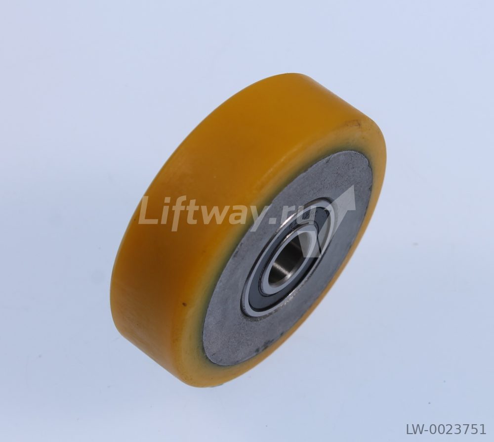 Ролик башмака D=80мм, ширина 25 мм, d=15mm подшипник 6202 2RS