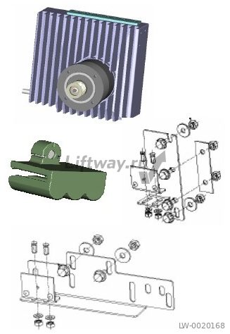Комплект модернизации привода Var30 (мотор+ контроллер) на Var30 IDD32 Serial 230V