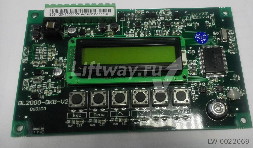 Плата парной работы BL2000-QKB-V2 прошивка для лифта CANNY